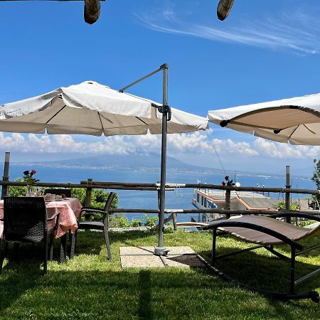 Villa La Badia Montechiaro - Breathtaking View Of Sorrento Coast à Vico Equense Extérieur photo