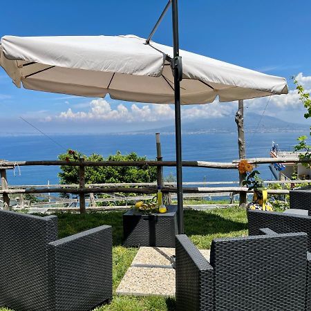 Villa La Badia Montechiaro - Breathtaking View Of Sorrento Coast à Vico Equense Extérieur photo