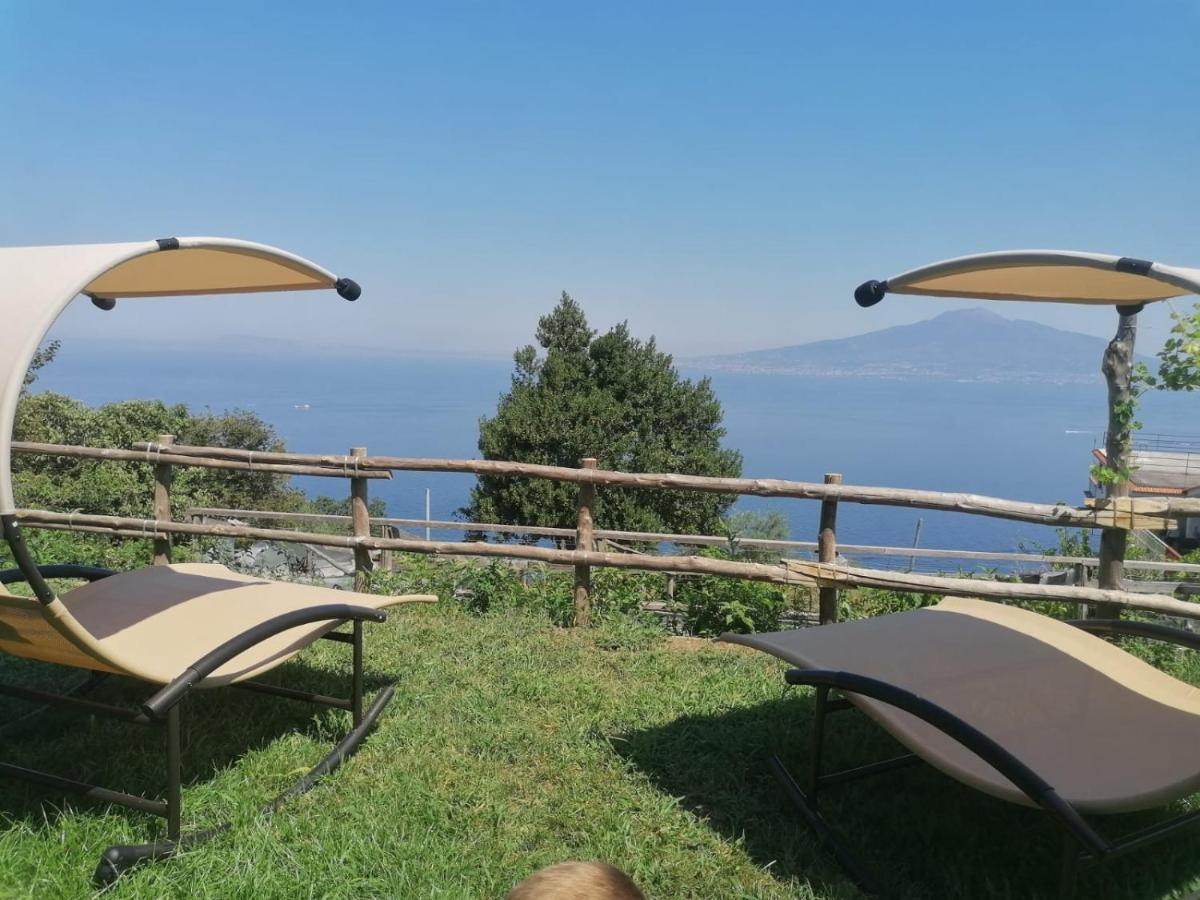 Villa La Badia Montechiaro - Breathtaking View Of Sorrento Coast à Vico Equense Extérieur photo