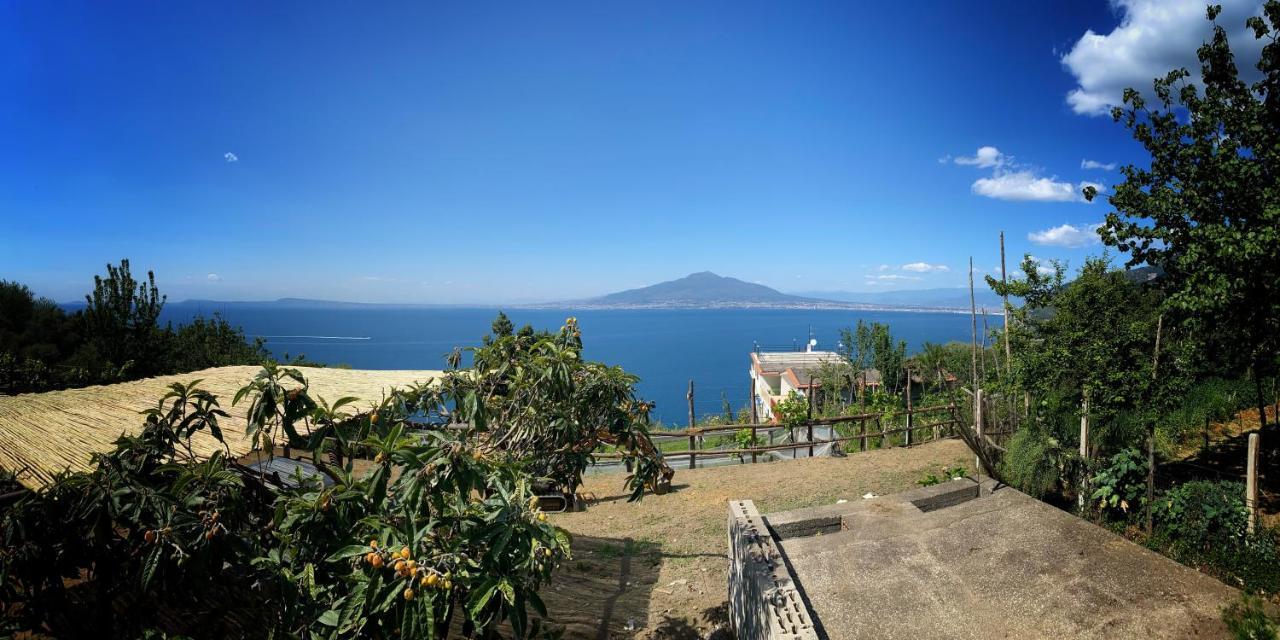 Villa La Badia Montechiaro - Breathtaking View Of Sorrento Coast à Vico Equense Extérieur photo