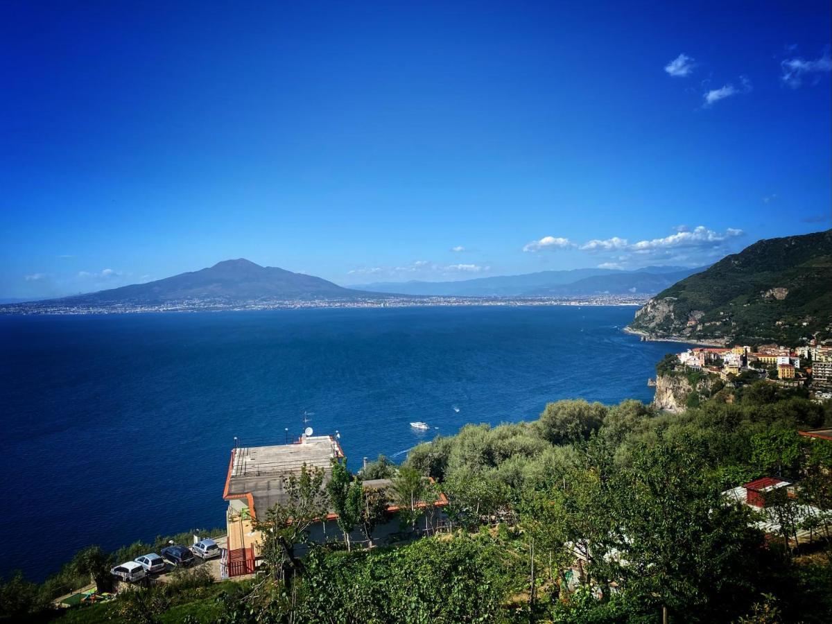 Villa La Badia Montechiaro - Breathtaking View Of Sorrento Coast à Vico Equense Extérieur photo