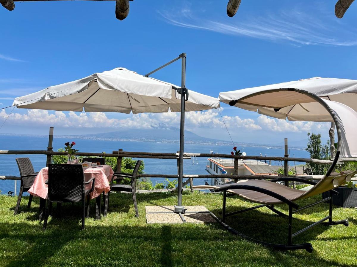 Villa La Badia Montechiaro - Breathtaking View Of Sorrento Coast à Vico Equense Extérieur photo