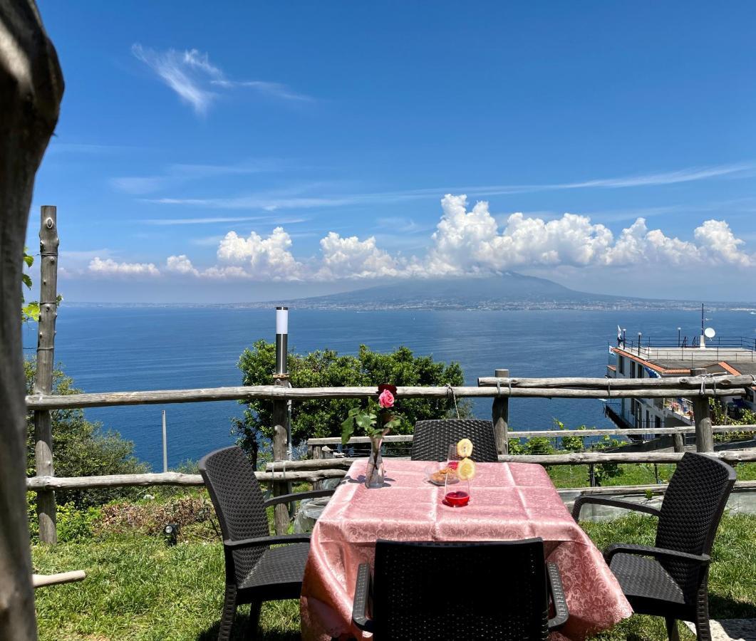 Villa La Badia Montechiaro - Breathtaking View Of Sorrento Coast à Vico Equense Extérieur photo