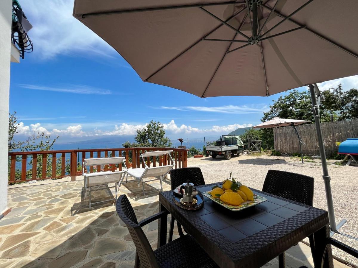 Villa La Badia Montechiaro - Breathtaking View Of Sorrento Coast à Vico Equense Extérieur photo