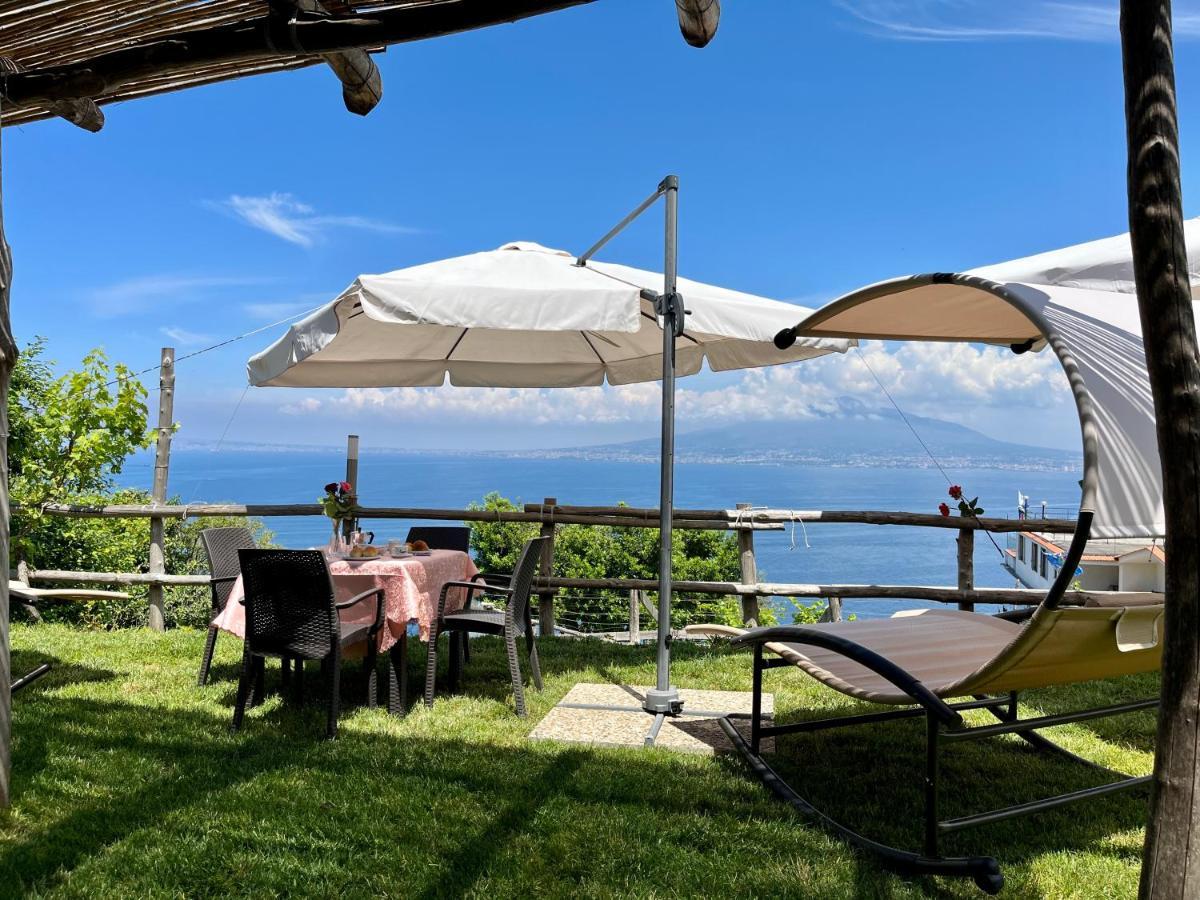 Villa La Badia Montechiaro - Breathtaking View Of Sorrento Coast à Vico Equense Extérieur photo