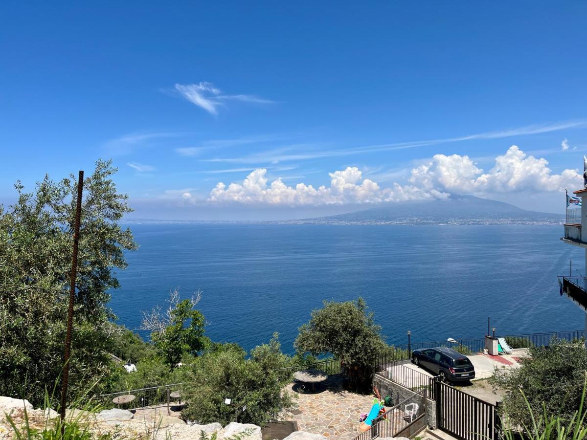 Villa La Badia Montechiaro - Breathtaking View Of Sorrento Coast à Vico Equense Extérieur photo