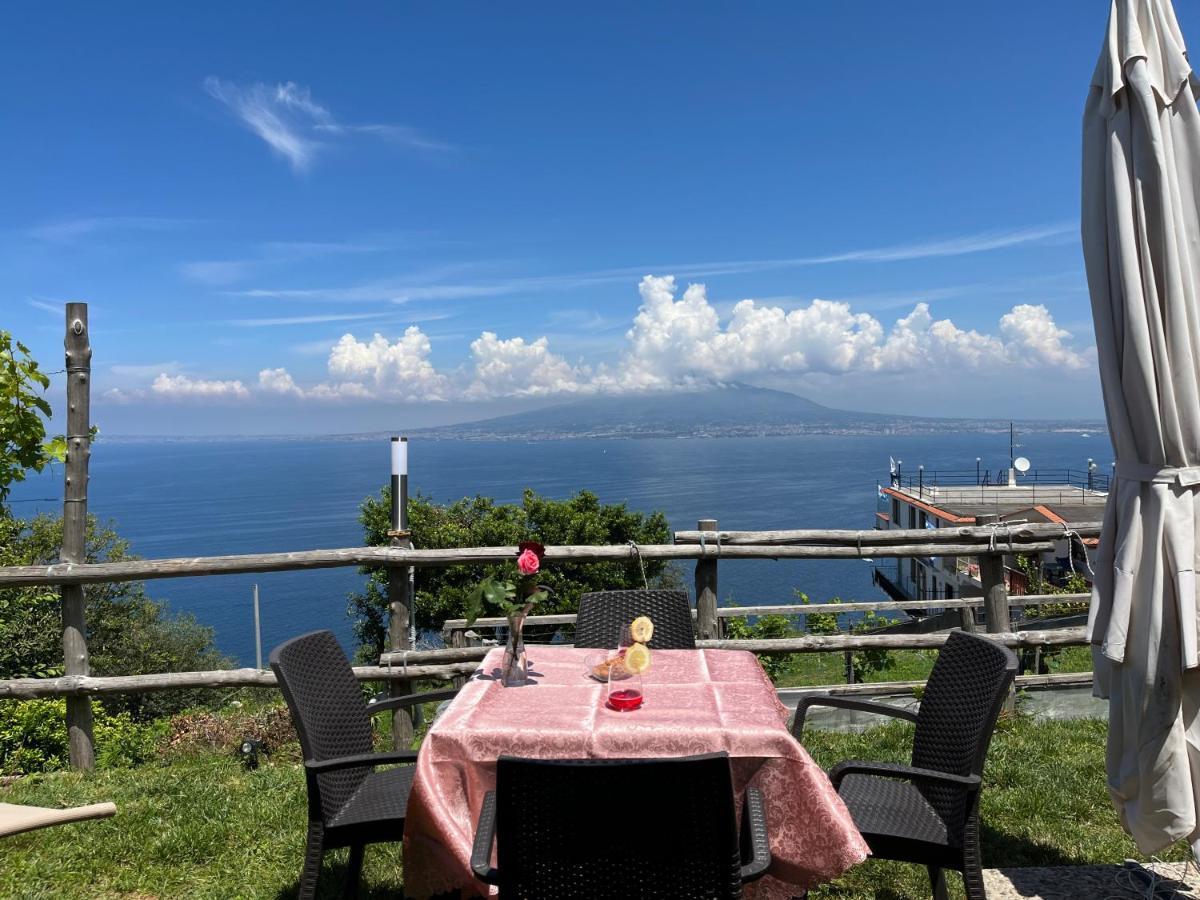 Villa La Badia Montechiaro - Breathtaking View Of Sorrento Coast à Vico Equense Extérieur photo