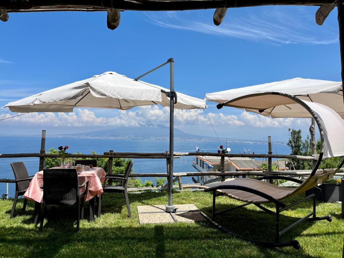 Villa La Badia Montechiaro - Breathtaking View Of Sorrento Coast à Vico Equense Extérieur photo