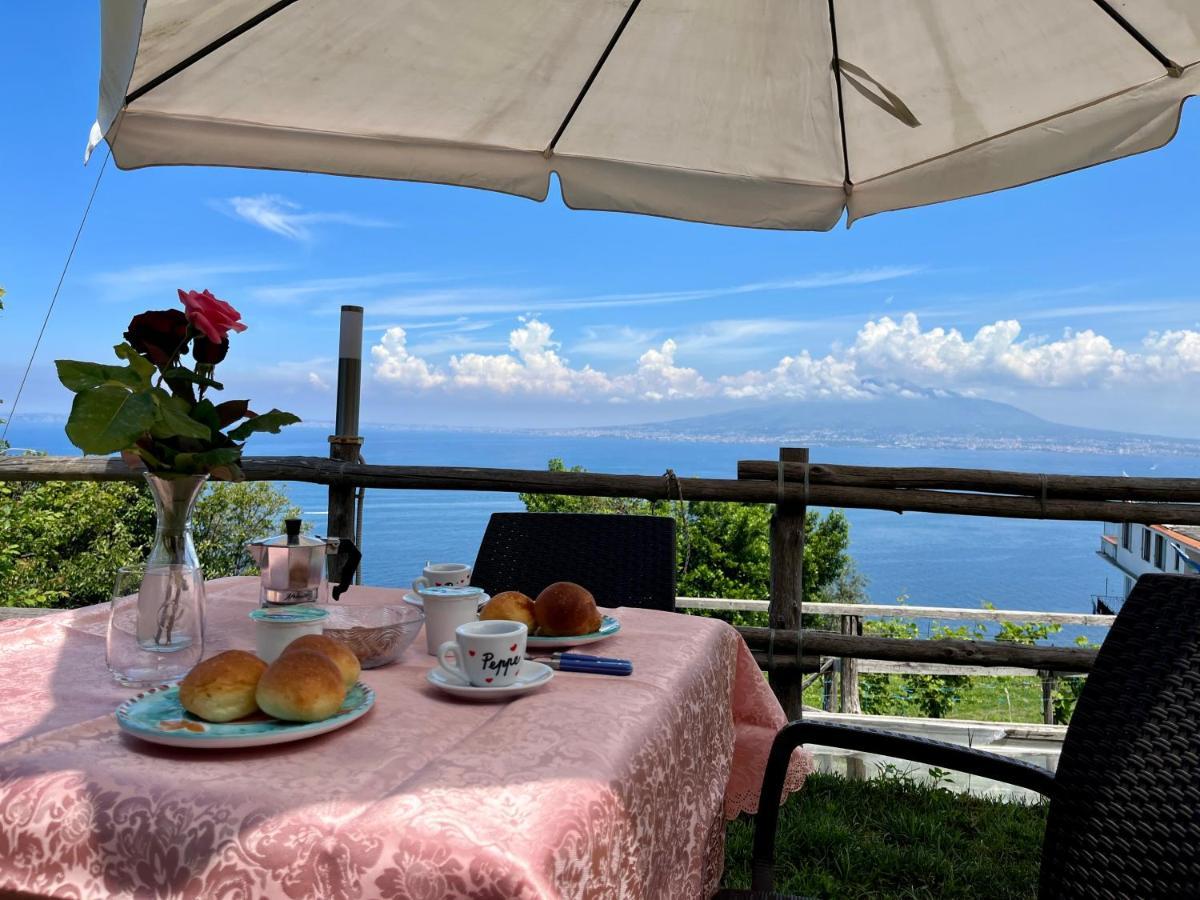 Villa La Badia Montechiaro - Breathtaking View Of Sorrento Coast à Vico Equense Extérieur photo