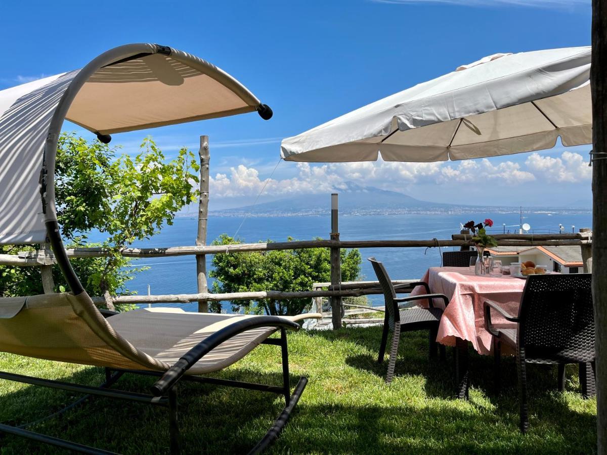 Villa La Badia Montechiaro - Breathtaking View Of Sorrento Coast à Vico Equense Extérieur photo