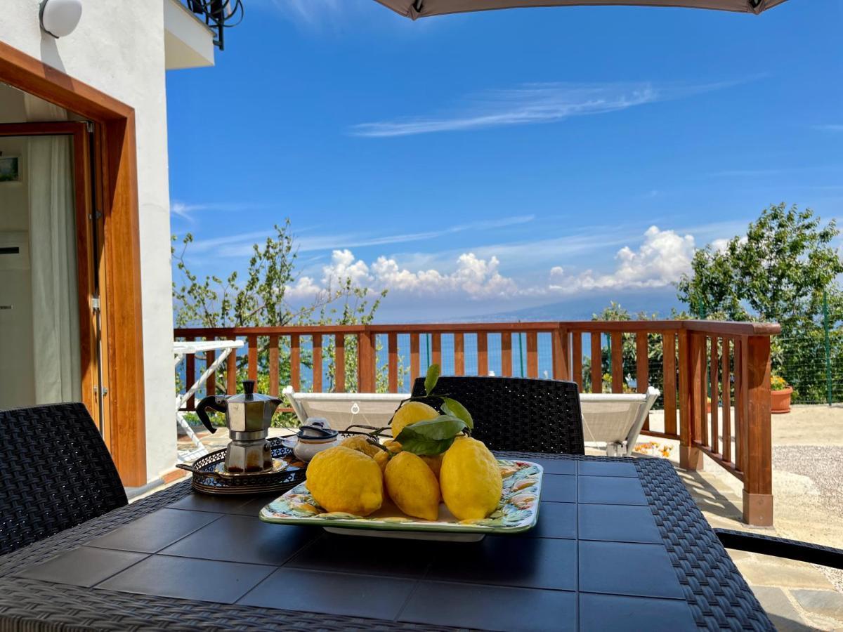 Villa La Badia Montechiaro - Breathtaking View Of Sorrento Coast à Vico Equense Extérieur photo