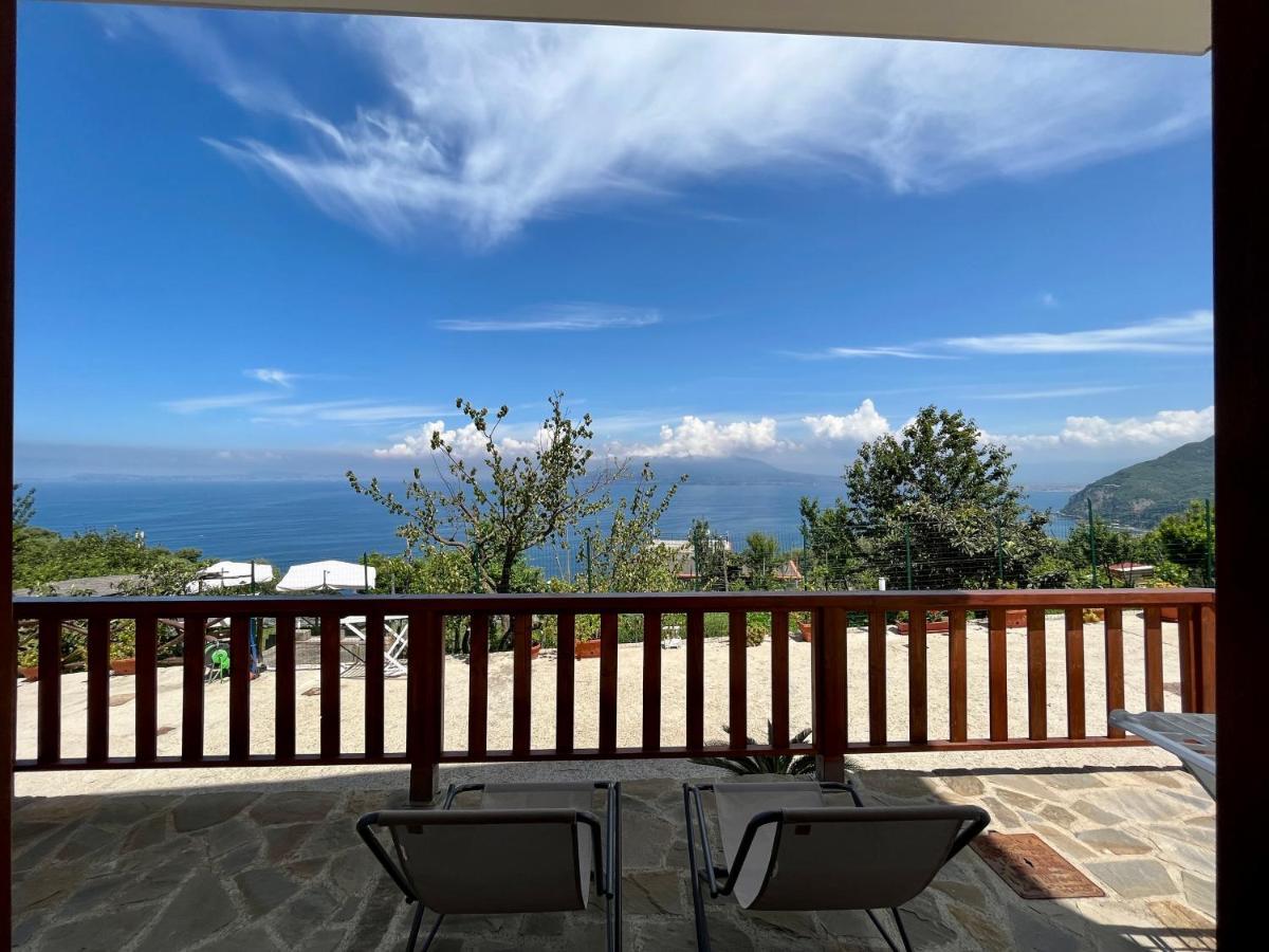 Villa La Badia Montechiaro - Breathtaking View Of Sorrento Coast à Vico Equense Extérieur photo