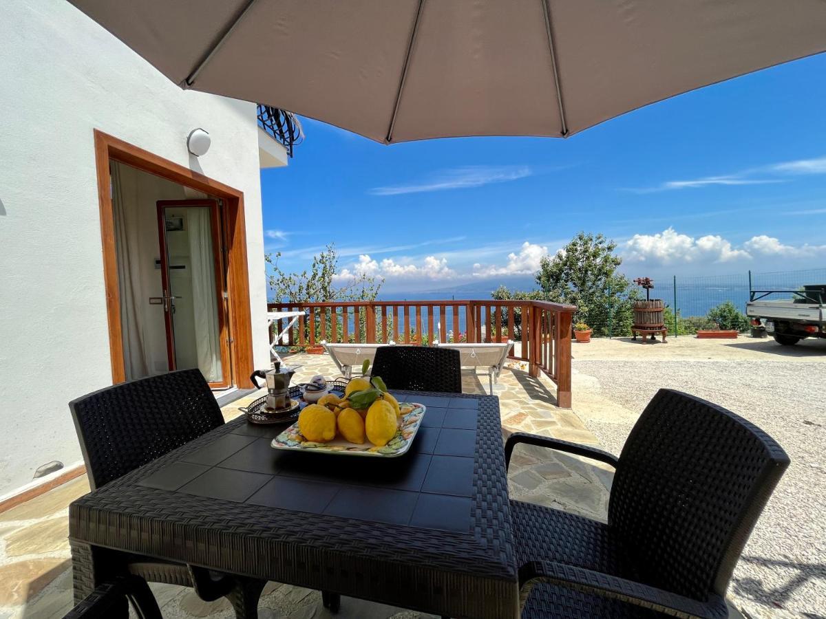 Villa La Badia Montechiaro - Breathtaking View Of Sorrento Coast à Vico Equense Extérieur photo