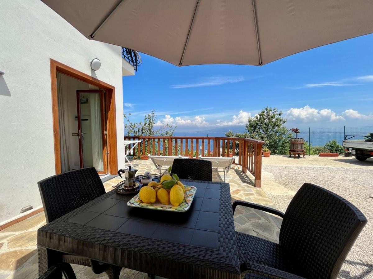 Villa La Badia Montechiaro - Breathtaking View Of Sorrento Coast à Vico Equense Extérieur photo