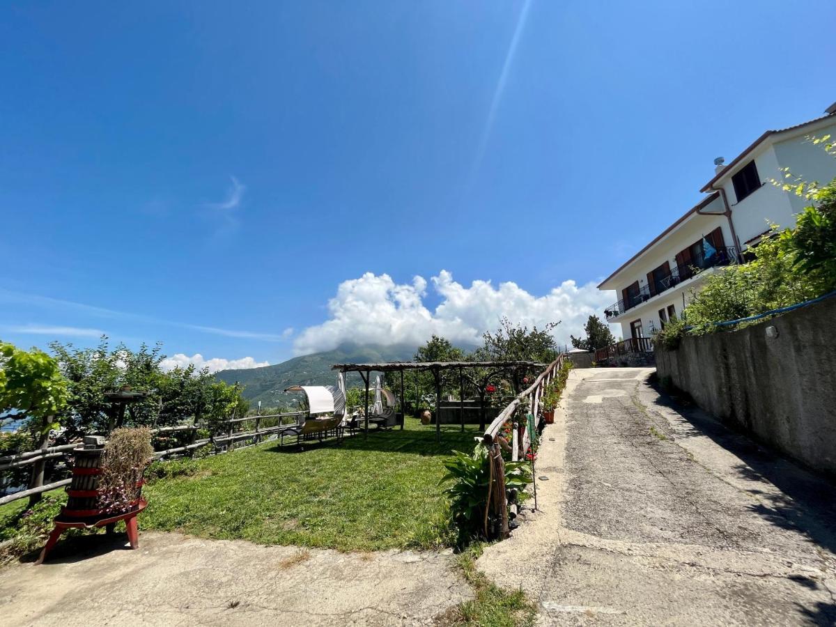 Villa La Badia Montechiaro - Breathtaking View Of Sorrento Coast à Vico Equense Extérieur photo